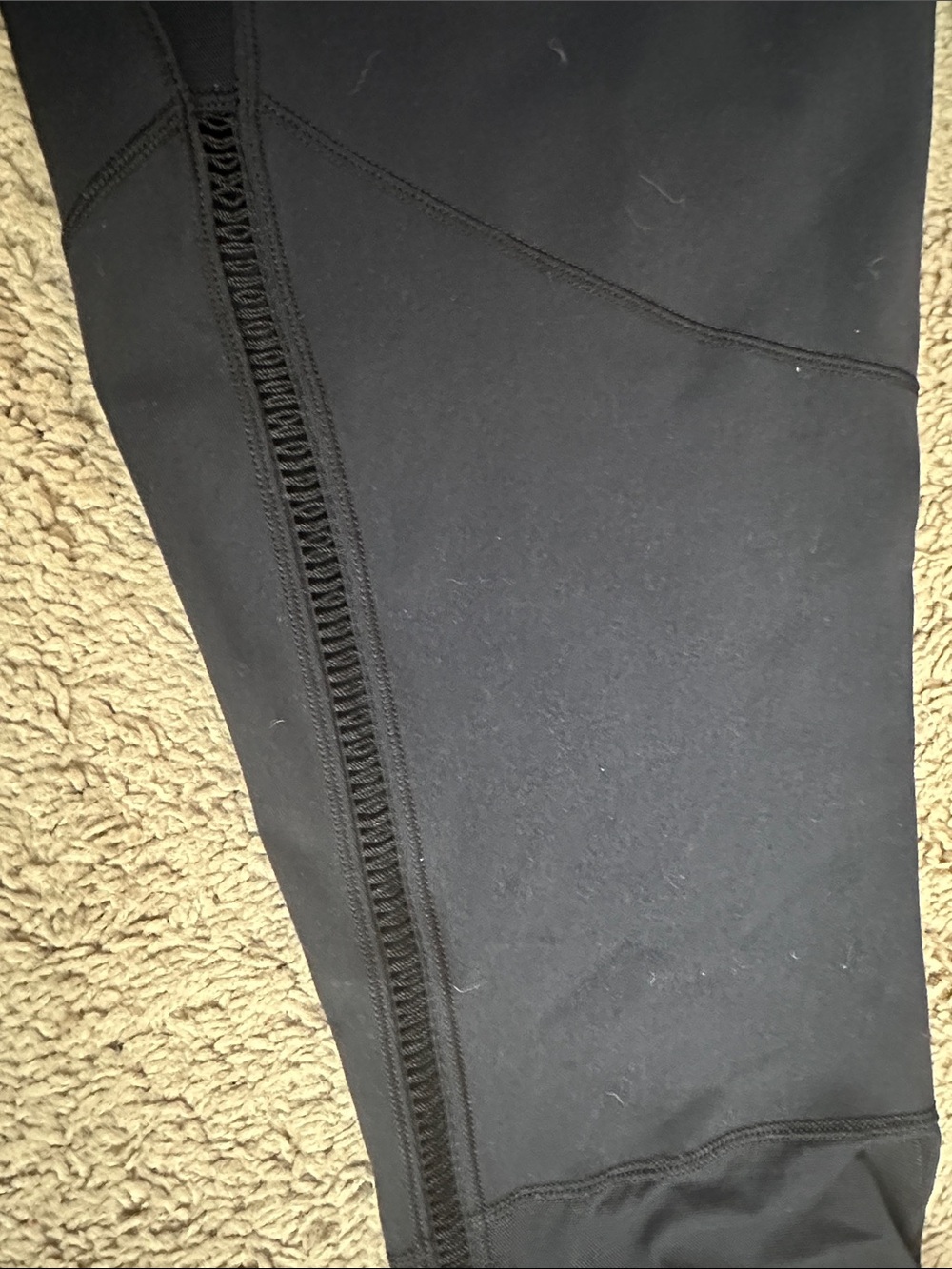 Calia By Carrie Underwood Black High-Waist Mesh Bottom Capri Leggings Size L - Picture 2 of 6